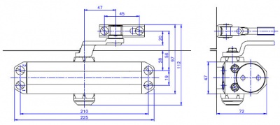 Доводчик DIPLOMAT 603 