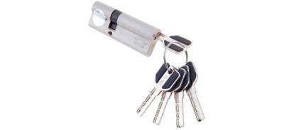 Цил.мех-зм MSM C50/35mm SN перфо.кл/кл. (Матовый никель)