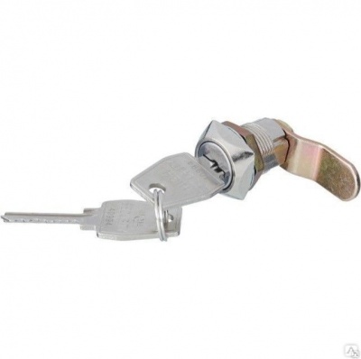 Замок почтовый RUSLOCK НS 20*18,5*90 изогнутый н/в перф.ключ Metallzavod