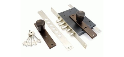 Замок врезной Герион Конкурент Т лев. б/ручек