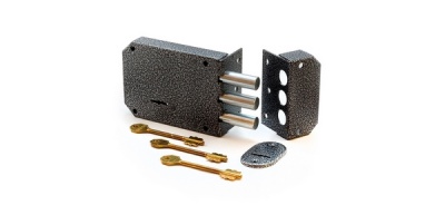 Замок накладной Симеко ЗН3-3 (с задвижкой, лат.кл.)