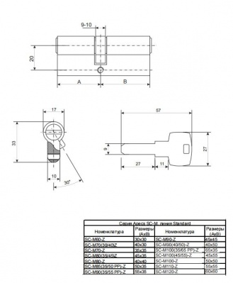 Ц.м. Apecs SM- 60 Z-G.2