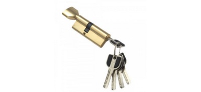 Цил.мех-зм MSM CW45в55mm PB перфо.клверт. (Полированная латунь)