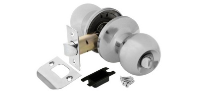 Ручка защелка 6072 CP-B (хром) фик.