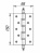 Петля универс. 4BB/E 150х95х3 PN (перл.никель)_2