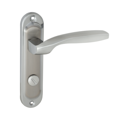 Ручка на планке FERRE 62.045 WC SN/CP (сатин/хром)