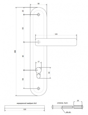 Ручки на планке Apecs HP-85.0423-AC_2