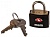 Замок навесной MSM TSAK1 black