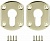 Декоративная накладка ESC031-GP-2 (золото)  на цилиндр