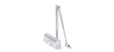 Доводчик NOTEDO DC-090-НО с фикс. (100 кг) серебро