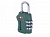 Замок навесной БУЛАТ ВС 333 TSA-Blister (зеленый)