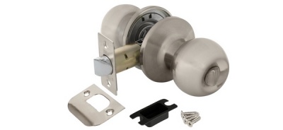 Ручка защелка 6072 SN-B (мат. никель) фик.