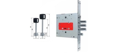 Замок врезной BORDER 77937 ЗВ9-8К.З/15 ТОРЕКС