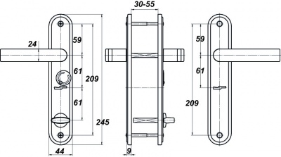 Ручка Меттэм НР 0601 правый _2