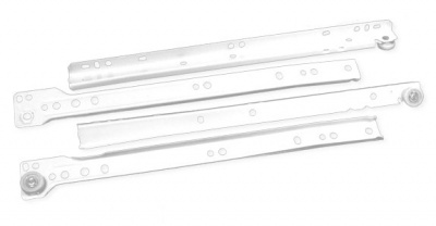 Направляющие Boyard DS802 300мм белые /DS 03W.1/300/