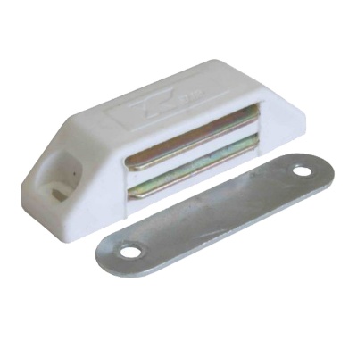 Магнит мебельный средний Белый