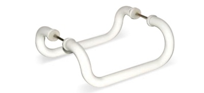 Ручка офисная скоба 30*300мм DMS-300 белая компл.ручек+4загл.+2стяжки