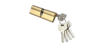 Цил.мех-зм MSM N100mm PB простой кл/кл. (Полированная латунь)