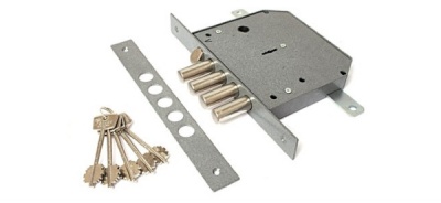 Замок врезной Герион Эталон РЗТ прав. б/ручек