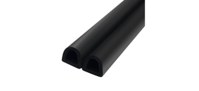 Уплотнитель D-LIST 12x10 мм, черный (бобина 150 м)