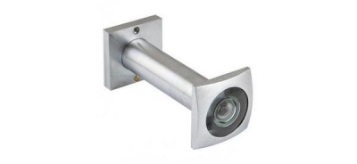 Глазок дверной КВАДРАТНЫЙ, DVG5 SQ, 16/50х80 SC Мат. хром