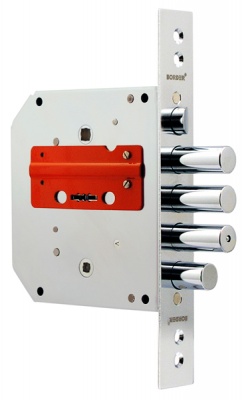 Замок врезной BORDER 77411 ЗВ9-6 ПКЗ (прав.), 5 кл. с зад. и защ.