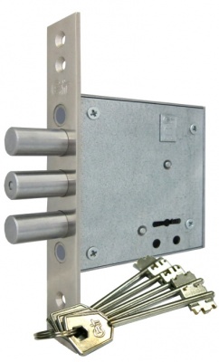 Замок врезной CRIT ЗВ-А10-4Л Ассистент Сувальдный 4-кл