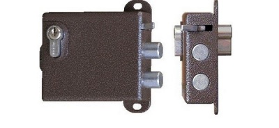 ПОЛИС-12М /электромеханический замок накладной, универс.12В, 0.8А, открыв.кл. с двух сторон/