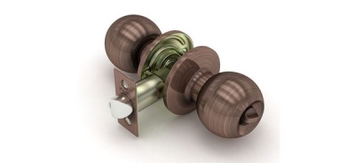 Ручка защелка 672 AC-P (медь) без. фик.