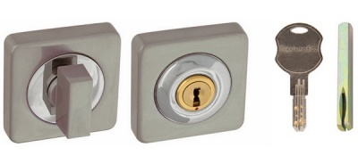 Фиксатор/Ключ  2 серия  2ET-BK6 SN/CP