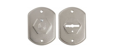 Накладка Гардиан ГН-20 (никель) под сув.кл. ком-т фасов.