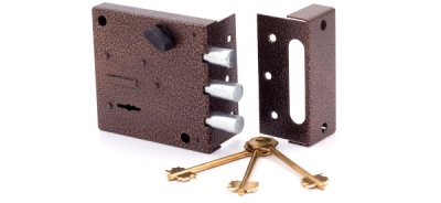 Замок накладной БИФ ЗН 0090-1-3 лат.кл