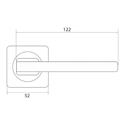 Ручка TRODOS AL-02-517 GF/CP (графит/хром)	2