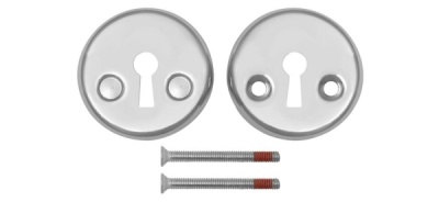 Декор.накл. ESC-S-001-CP на сувальдный замок (хром)