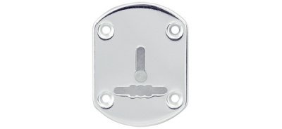 Накладка ESC021/1-SS (нержавейка) на сув.замок со шторкой (1шт)