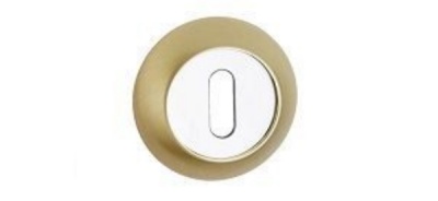 Накладка под ключ R11 PB/CP (Полированная латунь/Хром) MSM