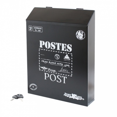 Ящик почтовый АЛЛЮР №3010 черный