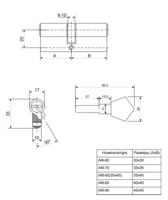 Ц.м. Avers AM-60-CR (хром)_2