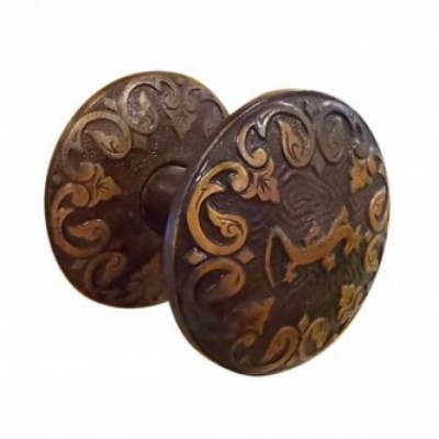 Ручка дверная Реж РД-101 Ящерица медь