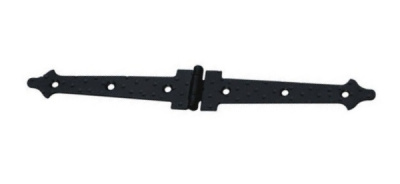 Петля-стрела AMIG 552-240х30х1,5 черная накладная 