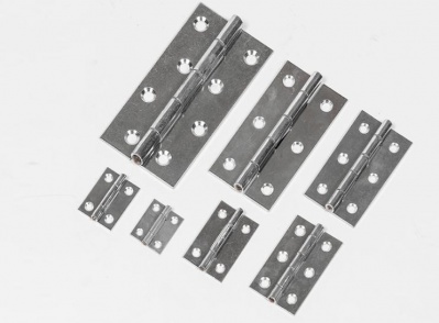 Петля прямая 50х50х1,2 мм, оцинк., латунный штифт