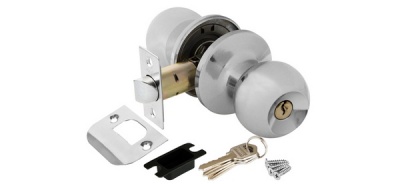 Ручка защелка 6072 CP-E (хром) кл/фик.