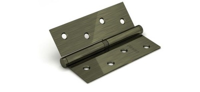 Петля съемная 413-4 100*75*2.5 AB left   (бронза) левая