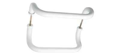 Ручка офисная скоба 350*30 белая