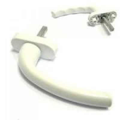 Ручка белая ХОПА, для пласт.окон (штифт 35мм)  СТАР