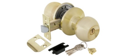 Ручка защелка 6072 SB-E (мат.золото) фик.