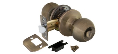 Ручка защелка 6072 AB-B (бронза) фик.