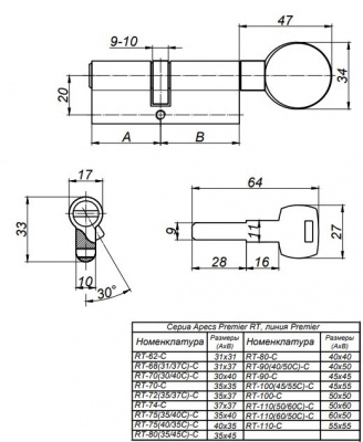 Ц.м. Apecs Premier RT-70-C-NI_2