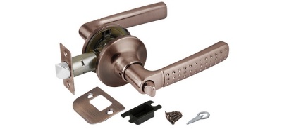 Ручка защелка 6026 AC-B (фик.) медь