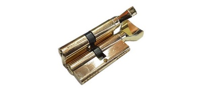 Цил.мех-зм DAMX NW60mm PB простой ключ-верту (Полированная латунь)